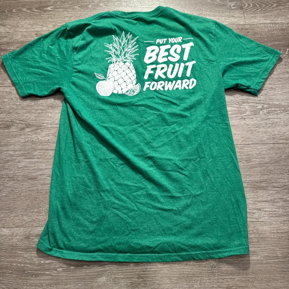 Sprouts Farmers Market‎ Shirt Adult Small Green Employee Tee Crew Neck Graphic